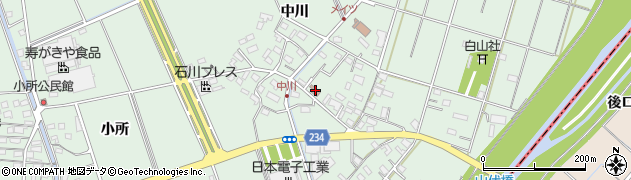 愛知県豊明市沓掛町中川298周辺の地図