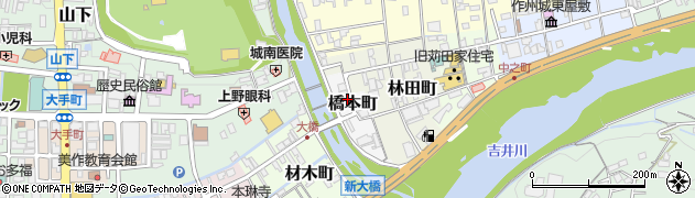 岡山県津山市橋本町7周辺の地図