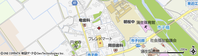 滋賀県東近江市市子殿町1365周辺の地図