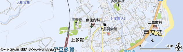 伊豆多賀停車場線周辺の地図