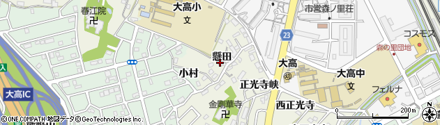 愛知県名古屋市緑区大高町（懸田）周辺の地図