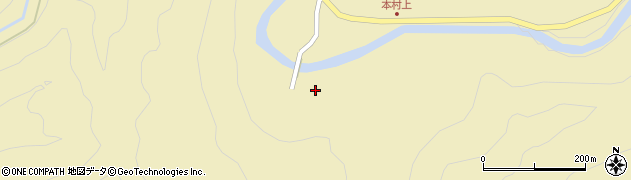 岡山県新見市神郷釜村167-1周辺の地図
