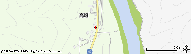 島根県邑智郡美郷町高畑153周辺の地図
