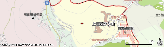 京都府京都市北区上賀茂深泥御用谷町周辺の地図