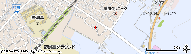 滋賀県野洲市行畑825周辺の地図