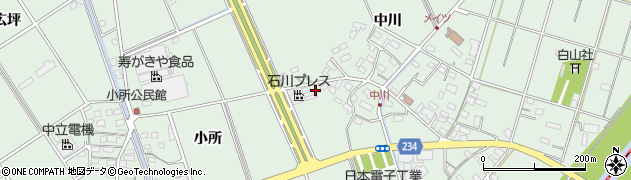 愛知県豊明市沓掛町中川148周辺の地図