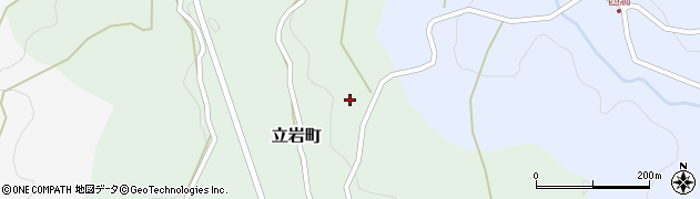 愛知県豊田市立岩町（テラゲ）周辺の地図