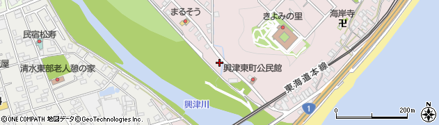 静岡県静岡市清水区興津東町1146周辺の地図