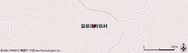 島根県大田市温泉津町荻村周辺の地図