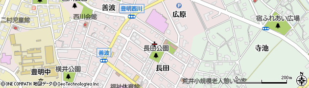 愛知県豊明市西川町周辺の地図