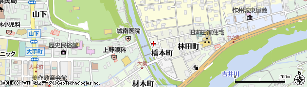 岡山県津山市橋本町2周辺の地図