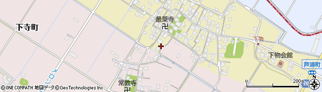 滋賀県草津市下物町362周辺の地図