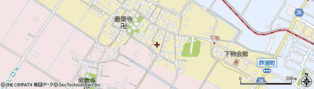 滋賀県草津市下物町330周辺の地図