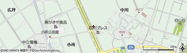 愛知県豊明市沓掛町中川146周辺の地図