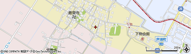 滋賀県草津市下物町329周辺の地図
