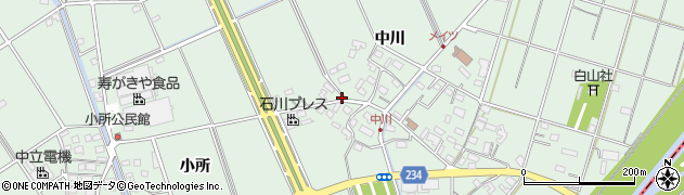 愛知県豊明市沓掛町中川137周辺の地図