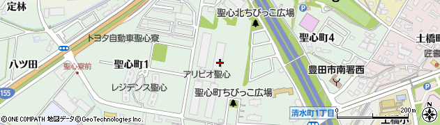 愛知県豊田市聖心町周辺の地図