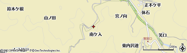 愛知県豊田市坂上町南ケ入周辺の地図