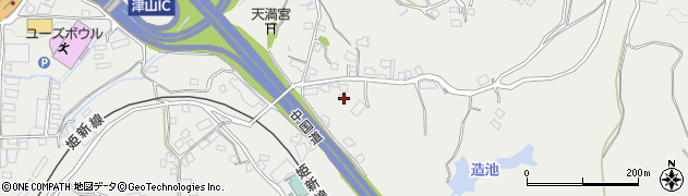 岡山県津山市河辺300周辺の地図