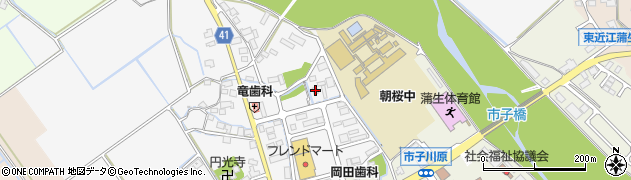 滋賀県東近江市市子殿町1312周辺の地図