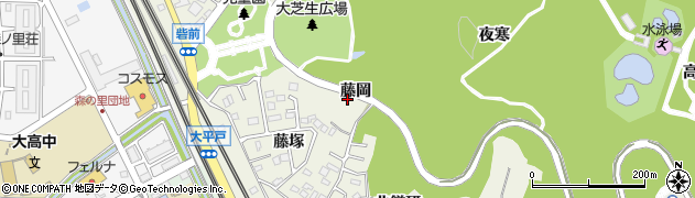 愛知県名古屋市緑区大高町藤岡周辺の地図