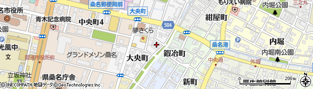 三重県桑名市大央町33周辺の地図