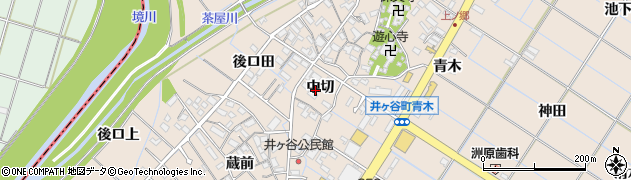 愛知県刈谷市井ケ谷町中切7周辺の地図