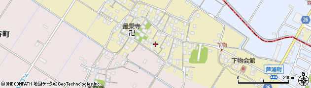 滋賀県草津市下物町353周辺の地図