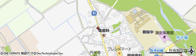 滋賀県東近江市市子殿町653周辺の地図