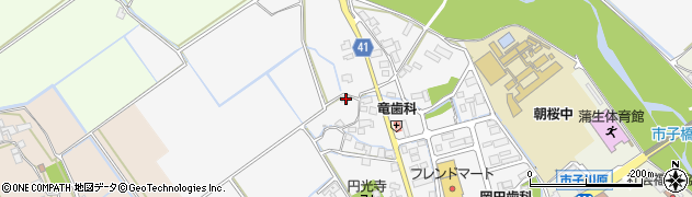 滋賀県東近江市市子殿町667周辺の地図