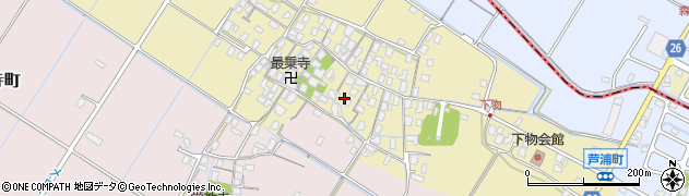 滋賀県草津市下物町352周辺の地図