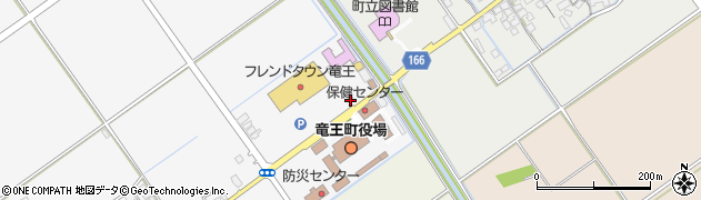 竜王町タウンセンター周辺の地図