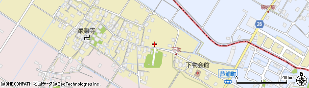 滋賀県草津市下物町301周辺の地図