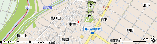 愛知県刈谷市井ケ谷町中切14周辺の地図