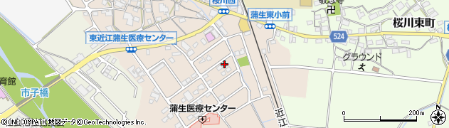 滋賀県東近江市桜川西町848周辺の地図