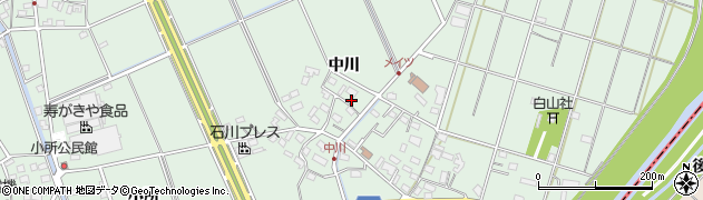 愛知県豊明市沓掛町中川103周辺の地図