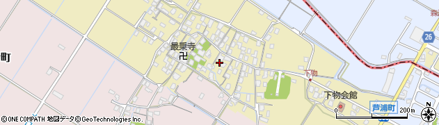 滋賀県草津市下物町347周辺の地図