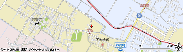 滋賀県草津市下物町183周辺の地図