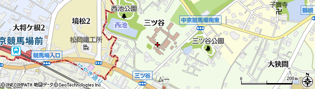 愛知県豊明市前後町（三ツ谷）周辺の地図