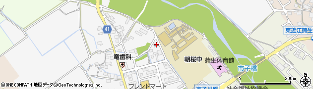 滋賀県東近江市市子殿町1306周辺の地図