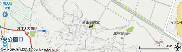 新田御講堂周辺の地図