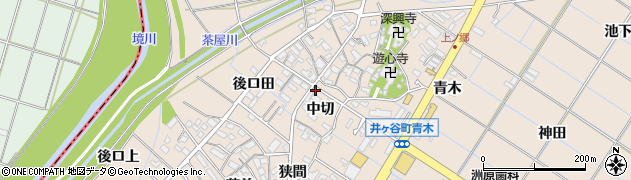 愛知県刈谷市井ケ谷町中切23周辺の地図