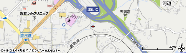 岡山県津山市河辺827周辺の地図