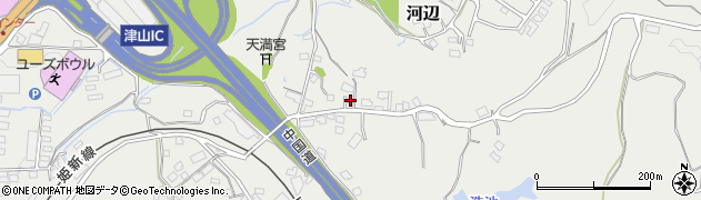 岡山県津山市河辺390周辺の地図