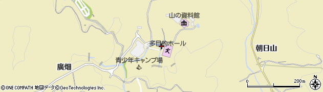 愛知県豊田市坂上町朝日山周辺の地図