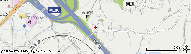 岡山県津山市河辺368周辺の地図