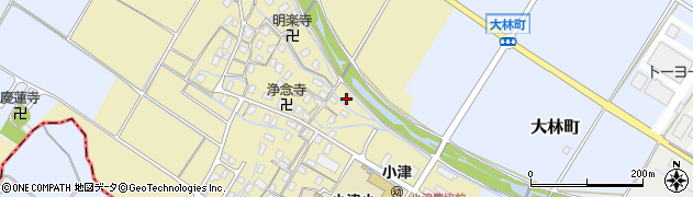 滋賀県守山市欲賀町周辺の地図