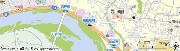 東松原町周辺の地図