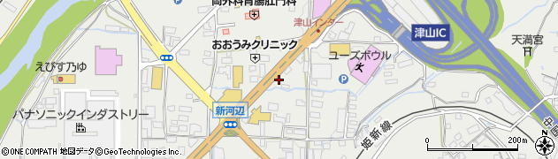 株式会社ありき不動産部　津山東支店周辺の地図