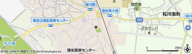 滋賀県東近江市桜川西町819周辺の地図